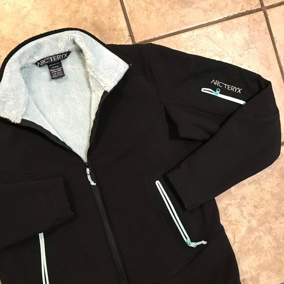 Women's Arcteryx Hyllus Softshell Fleece Lined Jacket-Size L - Picture 1 of 8
